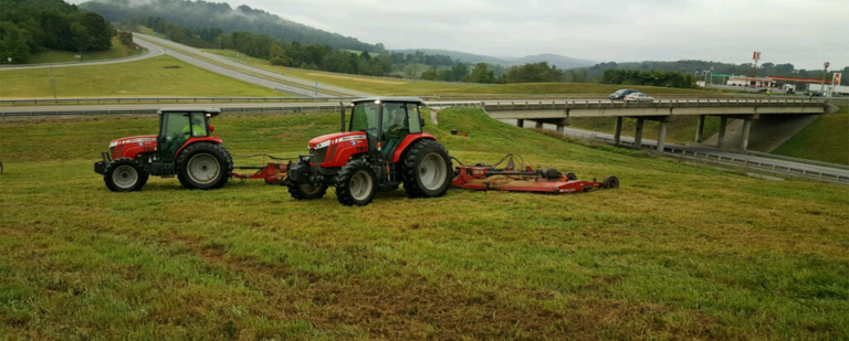 Roadside mowing