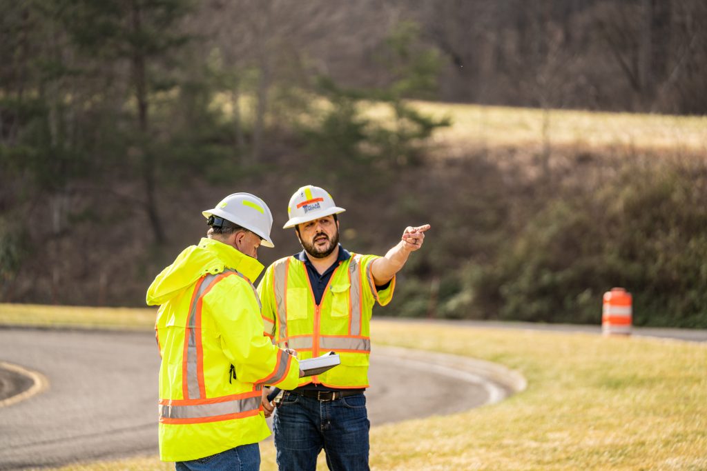 PILLAR Employees Inspecting Rest Area Ramp